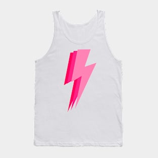 3 pink lightning bolt Tank Top